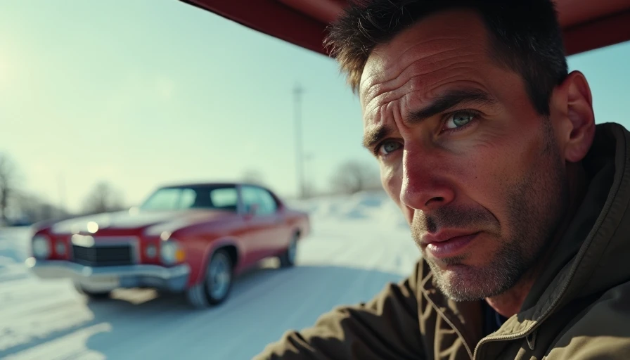 Visual context for how to store a classic car for winter